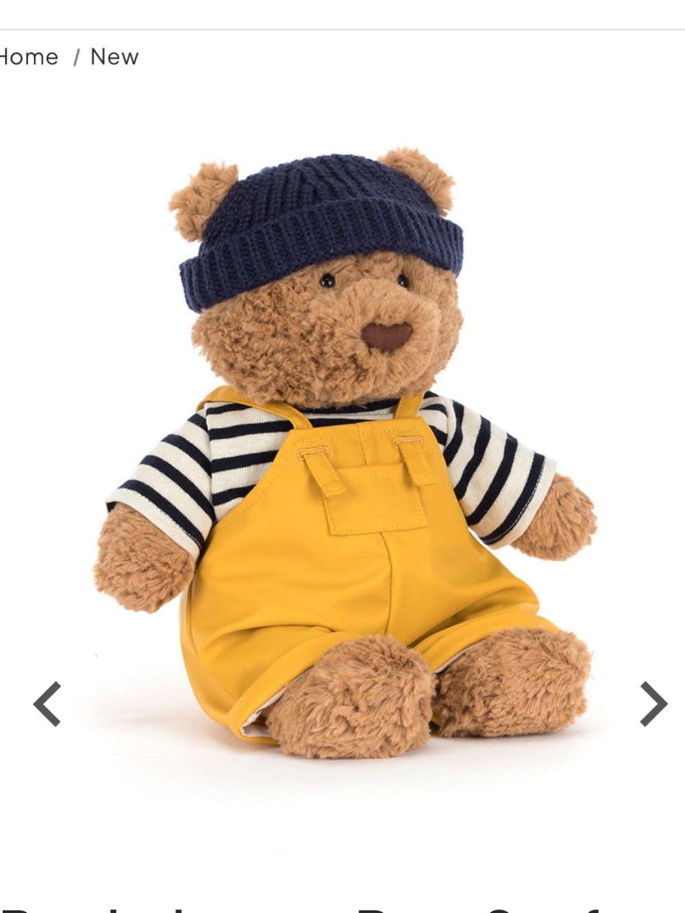 NWT Jellycat Summer 2026 Collection Bart Bear Seafarer Outfit - Picture 6 of 7